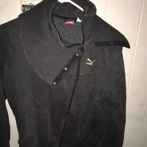 Ladies Puma hood less sweat jacket